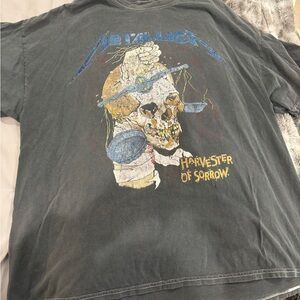 Urban Outfitters Metallica Graphic Black T-Shirt